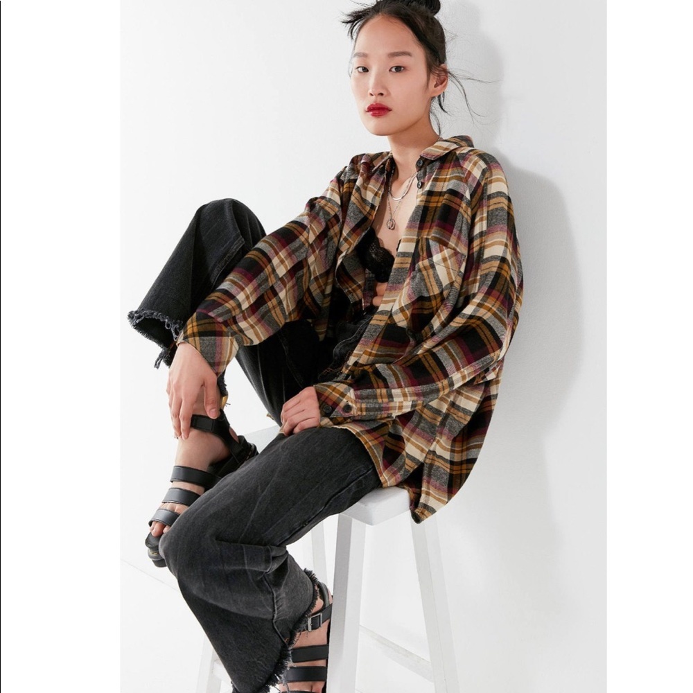 Urban Outfitters drapey Flannel